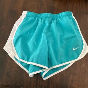 Nike Girls  Aqua Athletic Shorts